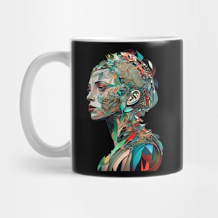 Woman Art Portrait Mug